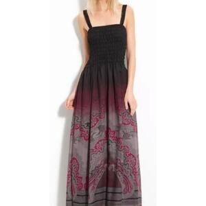 Free People $350 Damask Brocade Maxi XS Dress